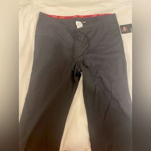 Dickies short utility pants. Size XS. Dark grey w/ tightening waistband
